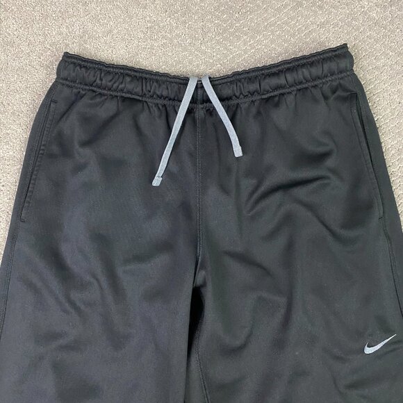 Nike Therma Fit Pants Men's XL Black KO Knockout Fleece Sweatpants 379431 010 - Picture 2 of 15